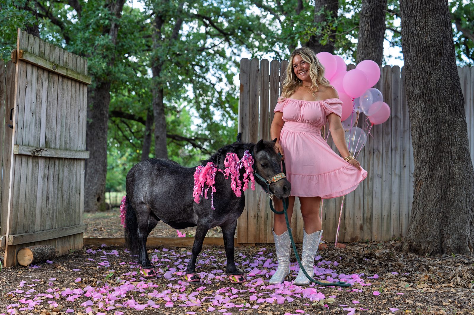 Brianna with Pickles the Party Pony